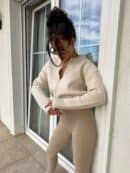 Bomberka MOHAIR - jasny beż Bomberka MOHAIR - jasny beż