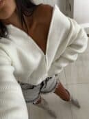 Bomberka MOHAIR - ecru