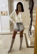 Bomberka MOHAIR - ecru