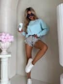 Bluza LOVE - turkusowa Bluza LOVE - turkusowa