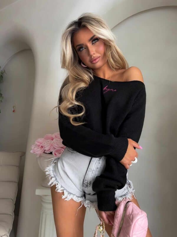 Sweter HERMES – czarny Sweter HERMES – czarny