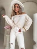 Sweter HERMES – jasny beż Sweter HERMES – jasny beż