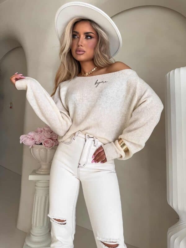 Sweter HERMES – jasny beż Sweter HERMES – jasny beż