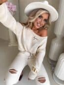 Sweter HERMES – jasny beż Sweter HERMES – jasny beż