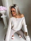 Sweter HERMES – jasny beż Sweter HERMES – jasny beż