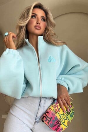 Bluza BESTIE - turkusowa