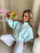 Bluza BESTIE - turkusowa Bluza BESTIE - turkusowa