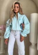 Bluza BESTIE - turkusowa Bluza BESTIE - turkusowa