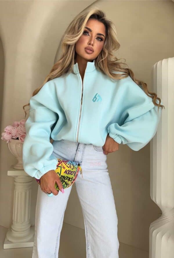 Bluza BESTIE - turkusowa Bluza BESTIE - turkusowa