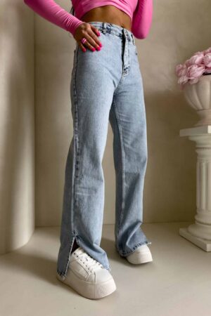 Jeansy FLARED – dark jeans