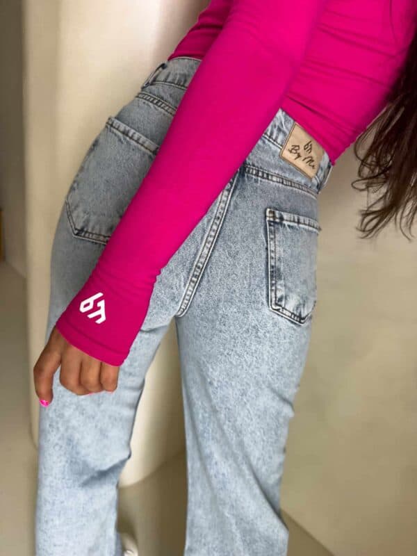 Jeansy FLARED – dark jeans