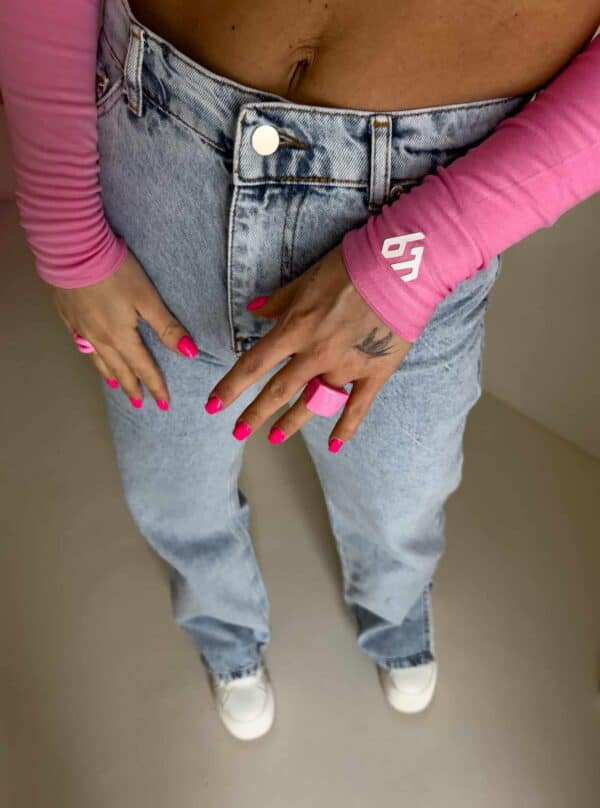 Jeansy FLARED – dark jeans