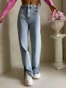 Jeansy FLARED – dark jeans