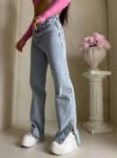 Jeansy FLARED – dark jeans