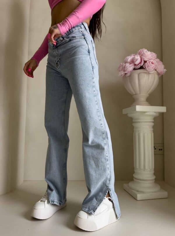 Jeansy FLARED – dark jeans