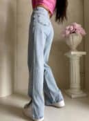 Jeansy FLARED – dark jeans