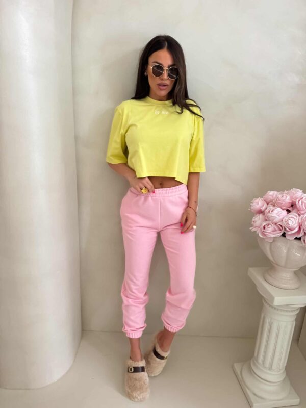 T-shirt pudełkowy ALLO - cytrynowy T-shirt pudełkowy ALLO - cytrynowy