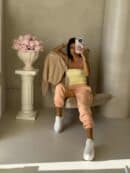 Spodnie dresowe CLASSIC - morelowe Spodnie dresowe CLASSIC - morelowe