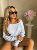 Sweter HERMES – błękitny Sweter HERMES – błękitny