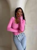 Bluzka VENEZIA - różowa Bluzka VENEZIA - różowa