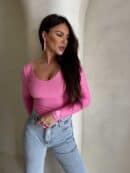 Bluzka VENEZIA - różowa Bluzka VENEZIA - różowa