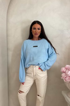 Sweter CANOA – niebieski