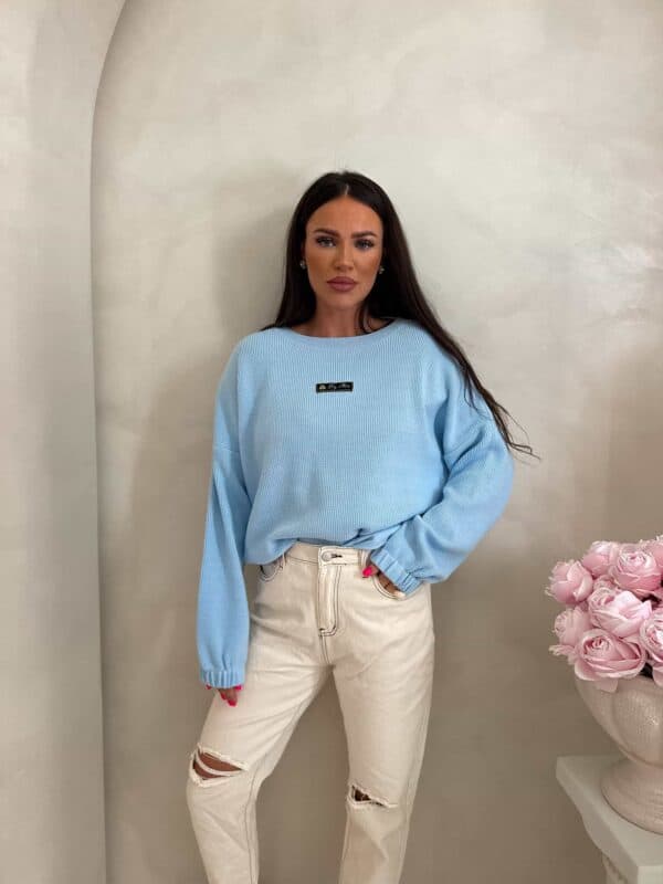 Sweter CANOA – niebieski