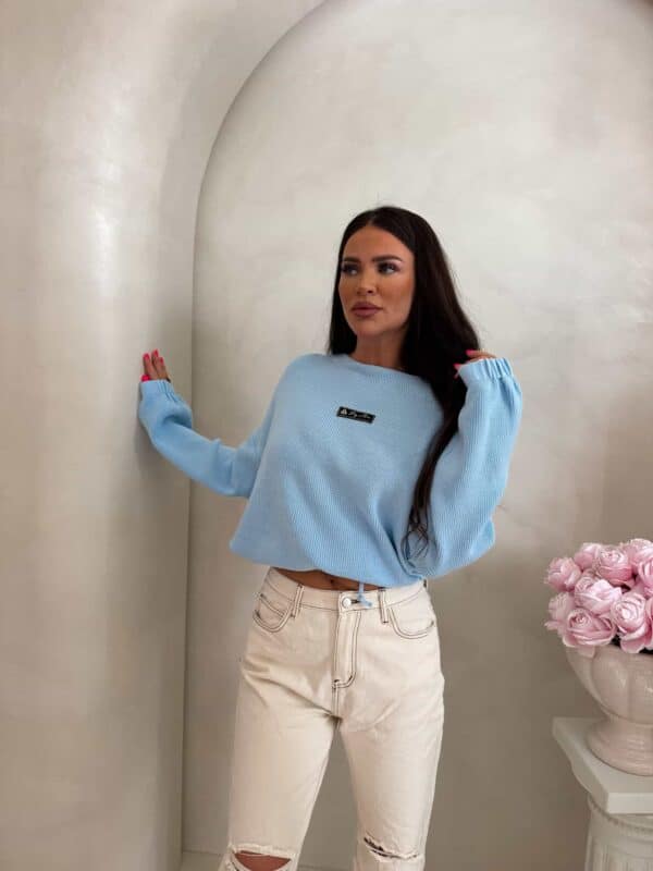 Sweter CANOA – niebieski