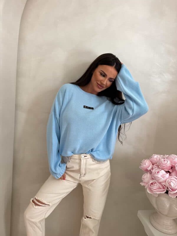 Sweter CANOA – niebieski