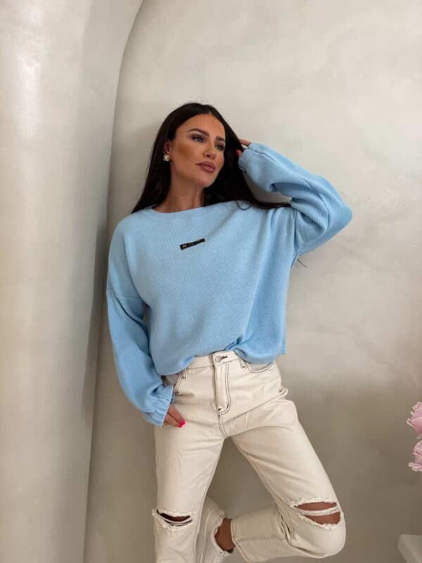 Sweter CANOA – niebieski