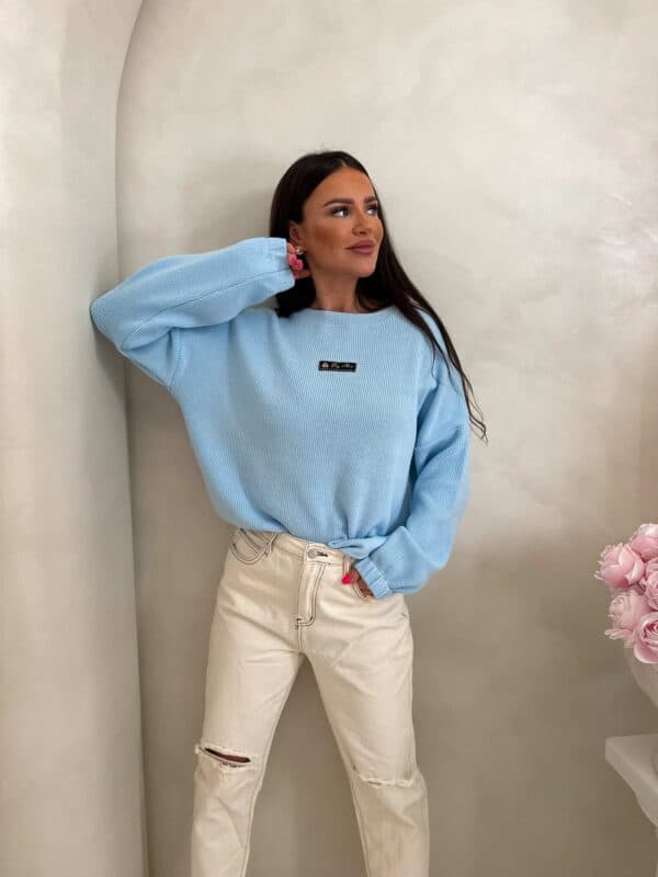 Sweter CANOA – niebieski