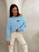 Sweter CANOA – niebieski