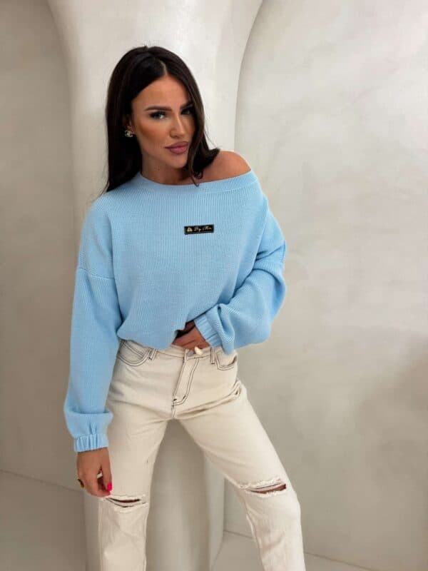 Sweter CANOA – niebieski