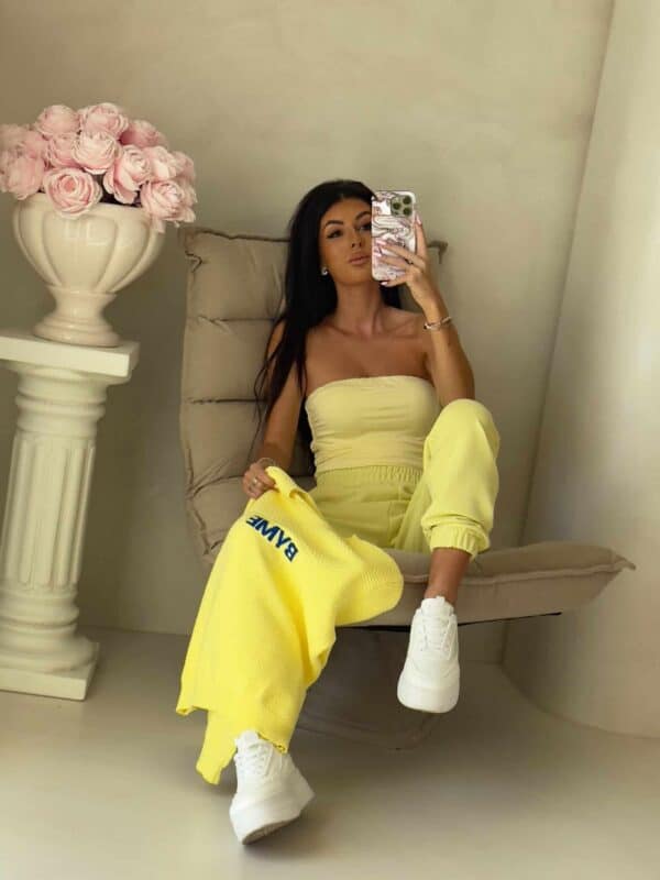 Top MAVEN - bananowy Top MAVEN - bananowy