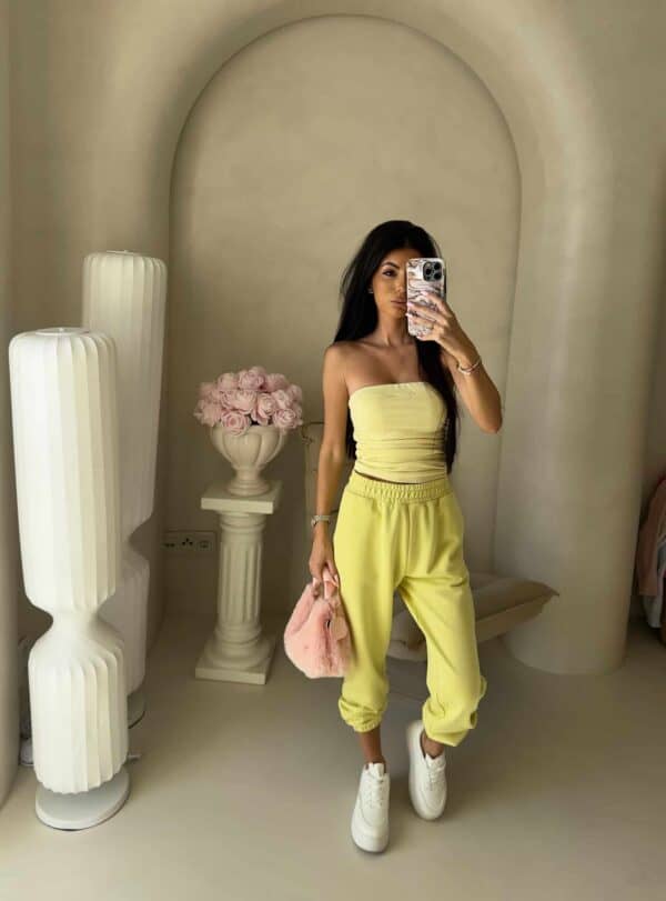 Top MAVEN - bananowy Top MAVEN - bananowy