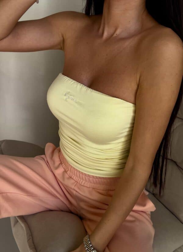 Top MAVEN - bananowy Top MAVEN - bananowy