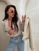 Marynarka SLIM melange - multi Marynarka SLIM melange - multi