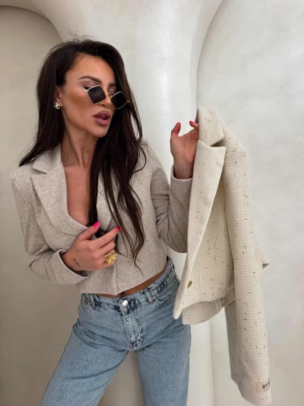 Marynarka SLIM melange - multi Marynarka SLIM melange - multi