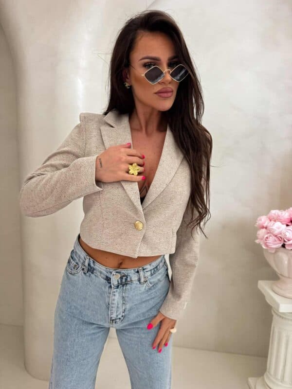 Marynarka SLIM melange - multi Marynarka SLIM melange - multi