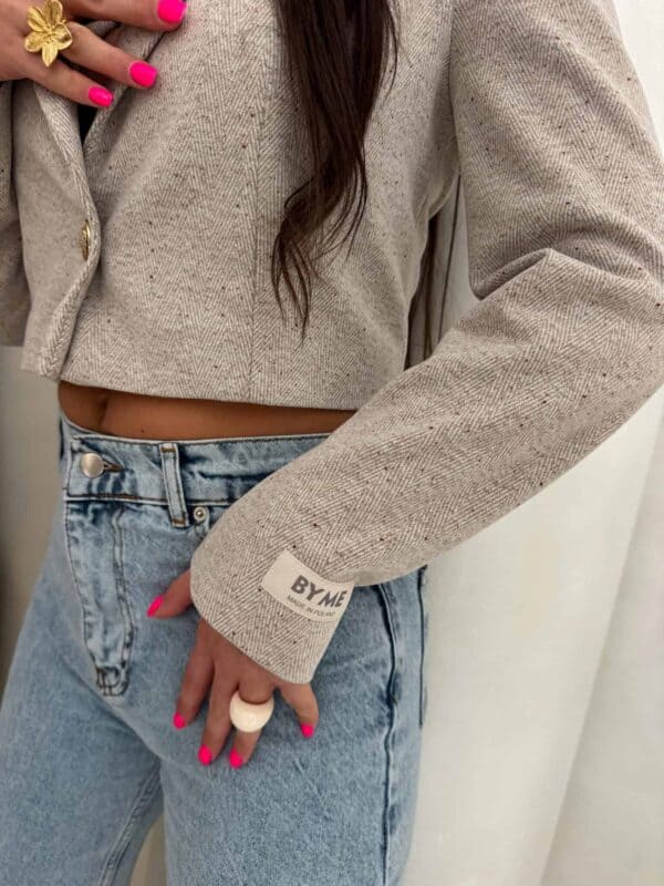 Marynarka SLIM melange - multi Marynarka SLIM melange - multi