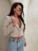 Marynarka SLIM melange - multi Marynarka SLIM melange - multi