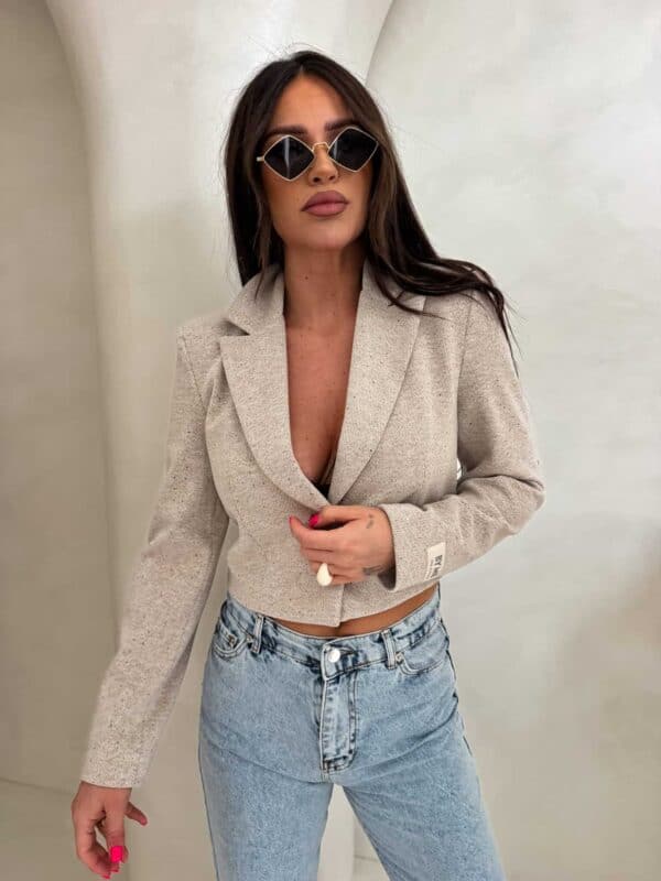 Marynarka SLIM melange - multi Marynarka SLIM melange - multi