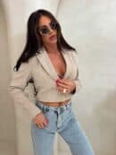 Marynarka SLIM melange - multi Marynarka SLIM melange - multi