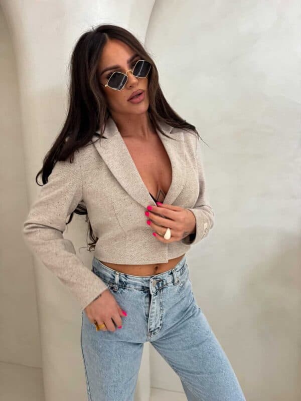 Marynarka SLIM melange - multi Marynarka SLIM melange - multi