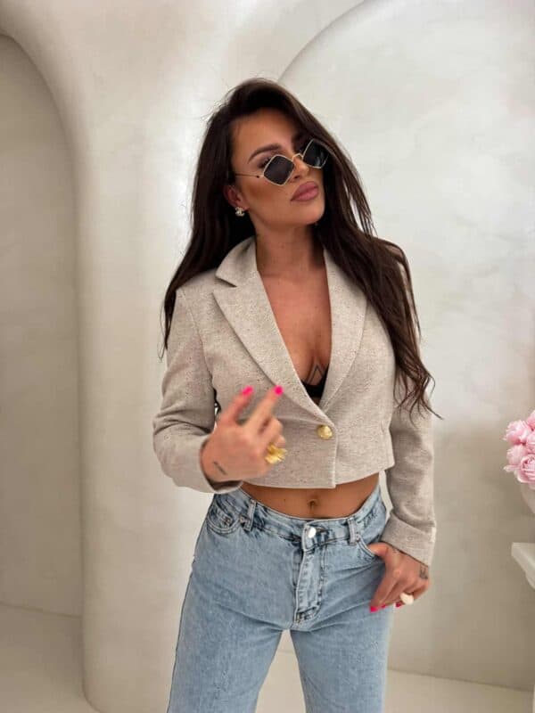 Marynarka SLIM melange - multi Marynarka SLIM melange - multi