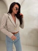 Marynarka SLIM melange - multi Marynarka SLIM melange - multi