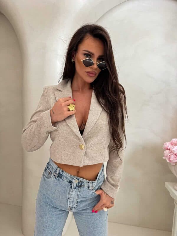 Marynarka SLIM melange - multi Marynarka SLIM melange - multi