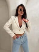 Marynarka SLIM gold - ecru Marynarka SLIM gold - ecru