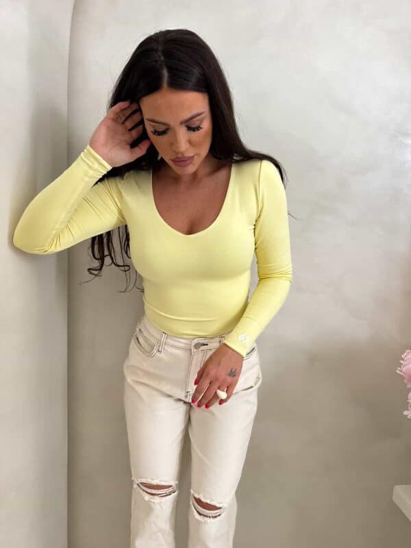 Bluzka VENEZIA - bananowa