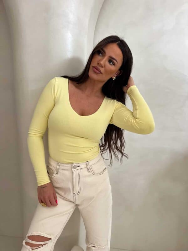 Bluzka VENEZIA - bananowa Bluzka VENEZIA - bananowa